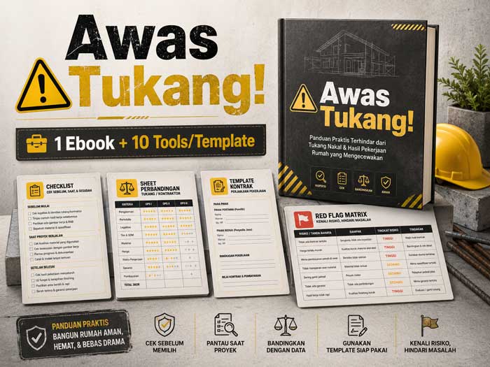 Awas Tukang! ebook dan toolkit pengawasan proyek rumah