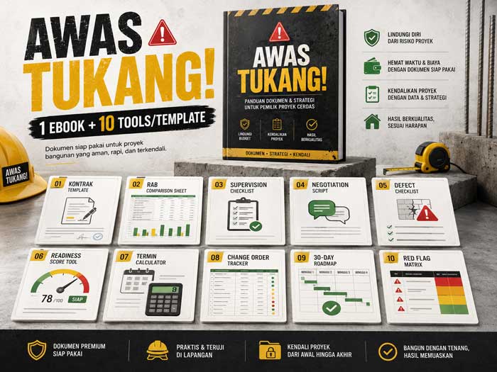 Isi paket Awas Tukang